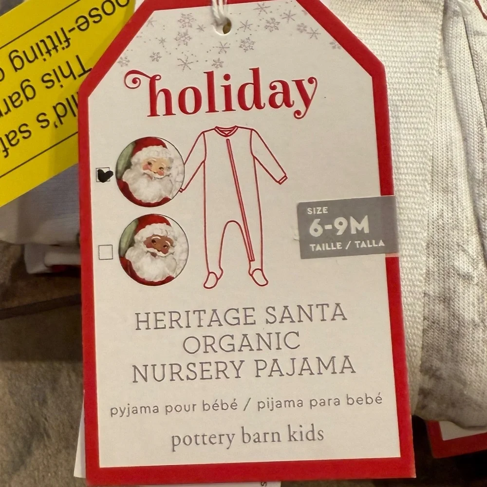 Heritage Santa Organic Cotton Baby Pajama - PBK
